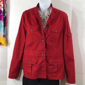 Lauren Dry Goods red utility jacket M